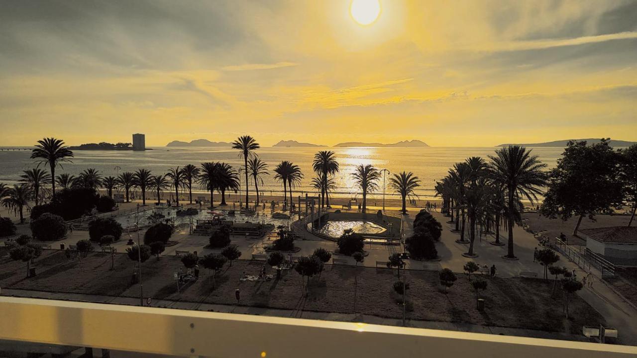 Samil Apartment, Primera Linea De Playa Con Wifi Y Garaje Vigo Exterior foto